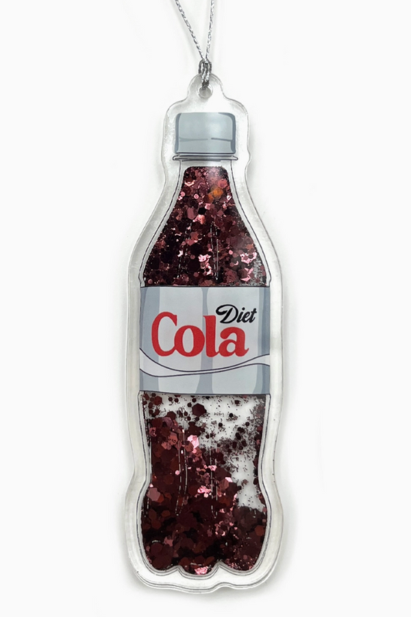 Acrylic Ornament - Glitter Diet Coke