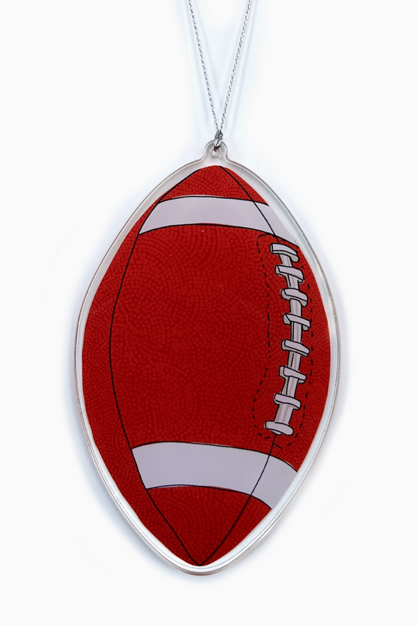 Acrylic Ornament - Football