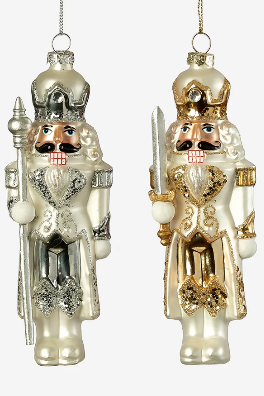 Glass Ornament - Fierce Nutcracker