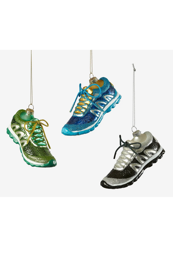 Glass Ornament - Sporty Running Shoe