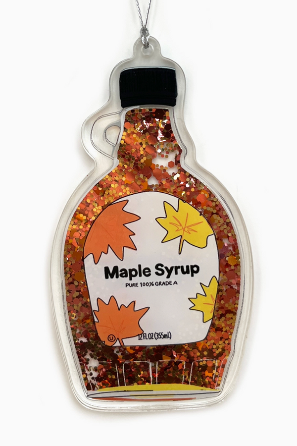 Acrylic Ornament - Maple Syrup