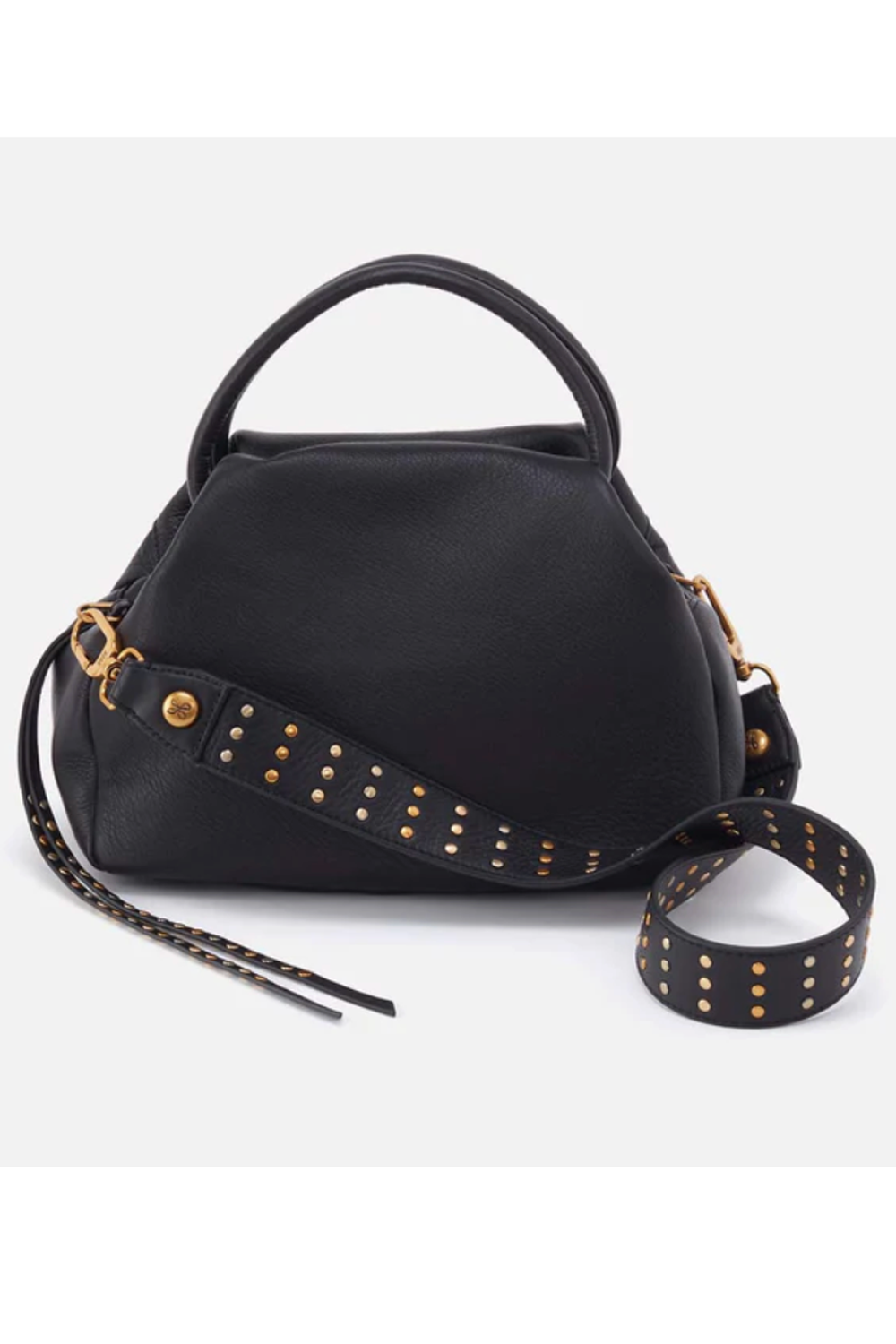 Darling Small Satchel Purse - Velvet Hide Black