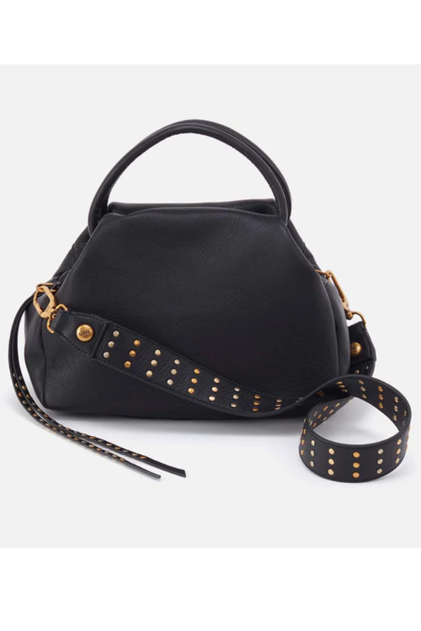 Darling Small Satchel Purse - Velvet Hide Black