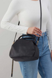 Darling Small Satchel Purse - Velvet Hide Black