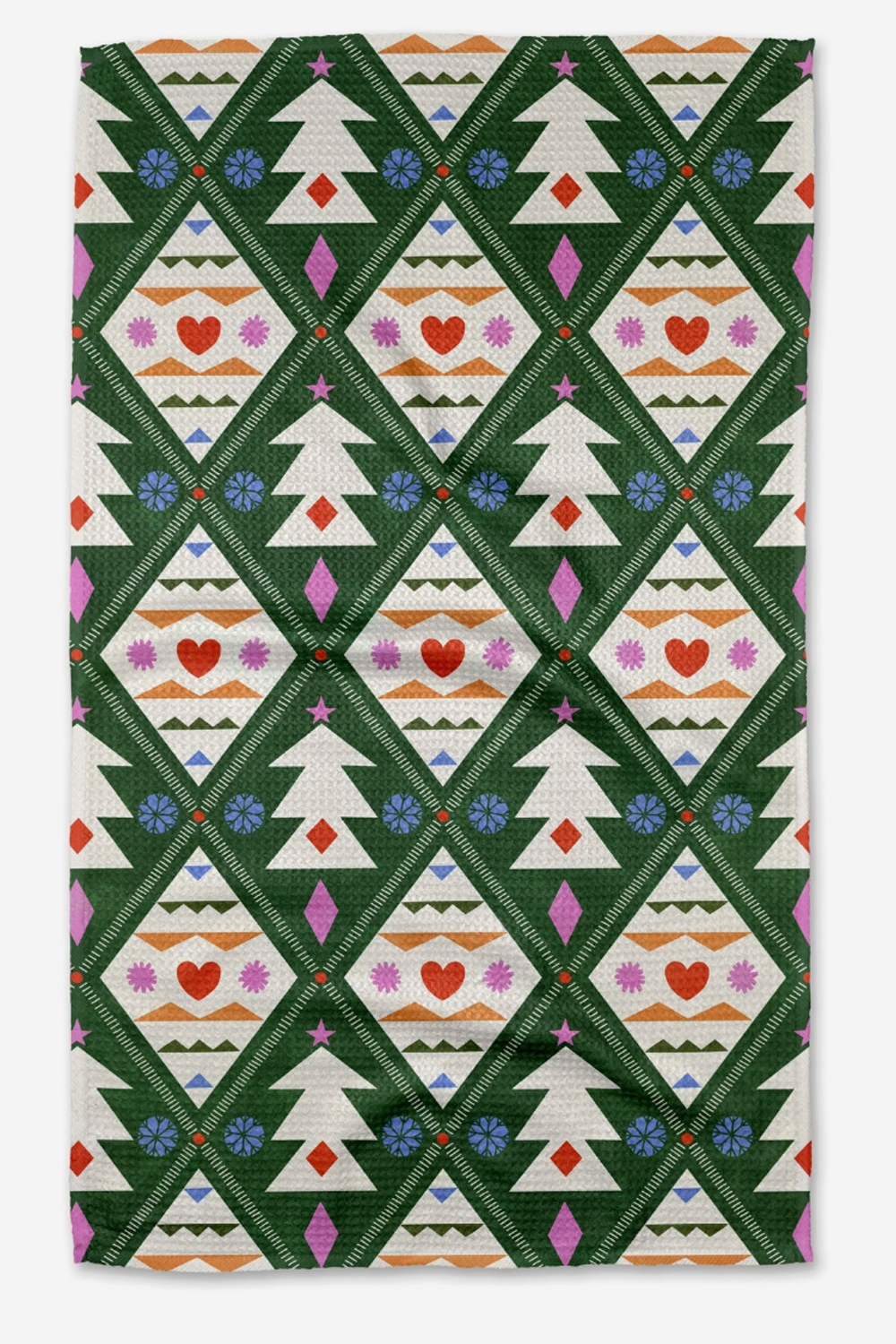 Geometry Kitchen Tea Towel - Nordic Christmas