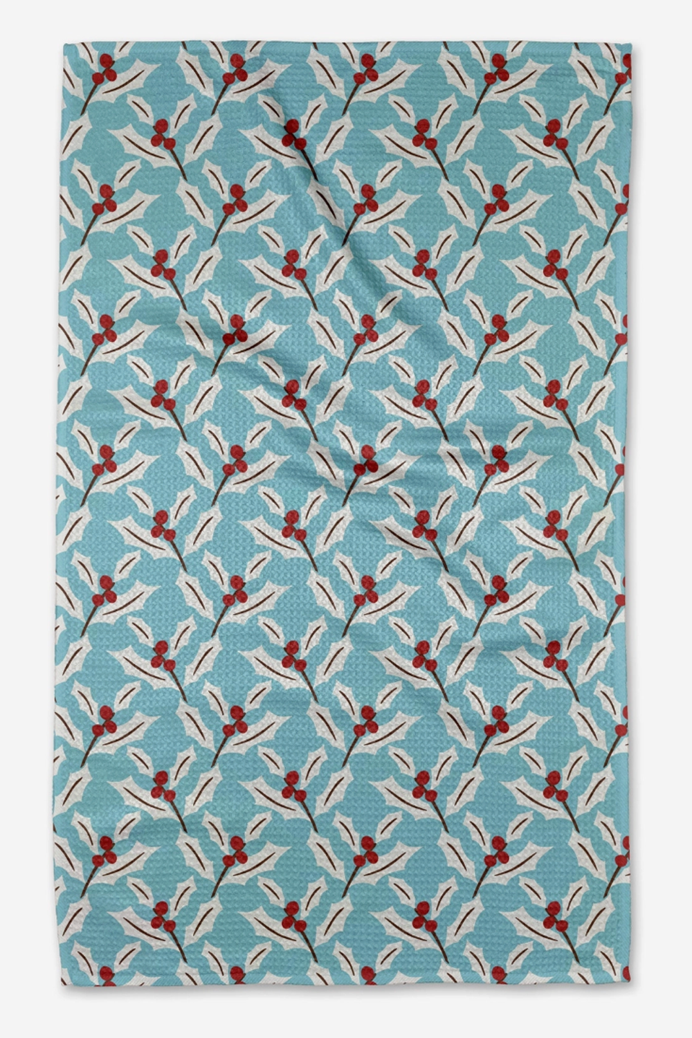 Geometry Kitchen Tea Towel - Winter Holly