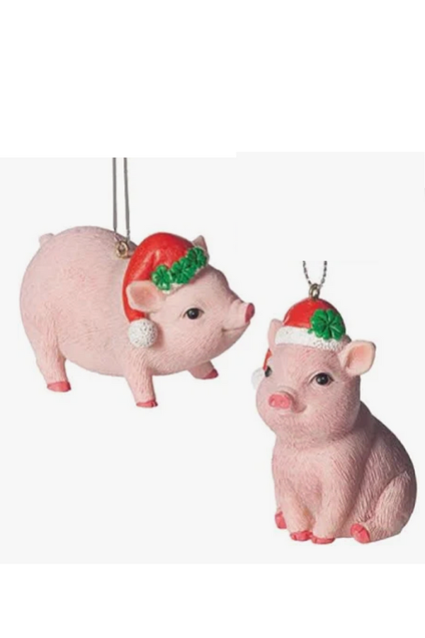 Resin Ornament - Lucky Pig