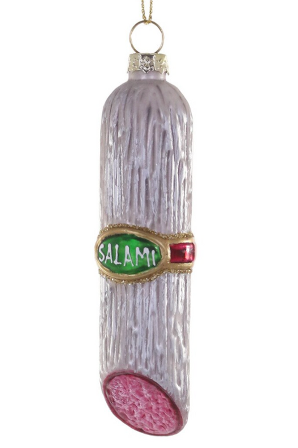 Glass Ornament - Salami