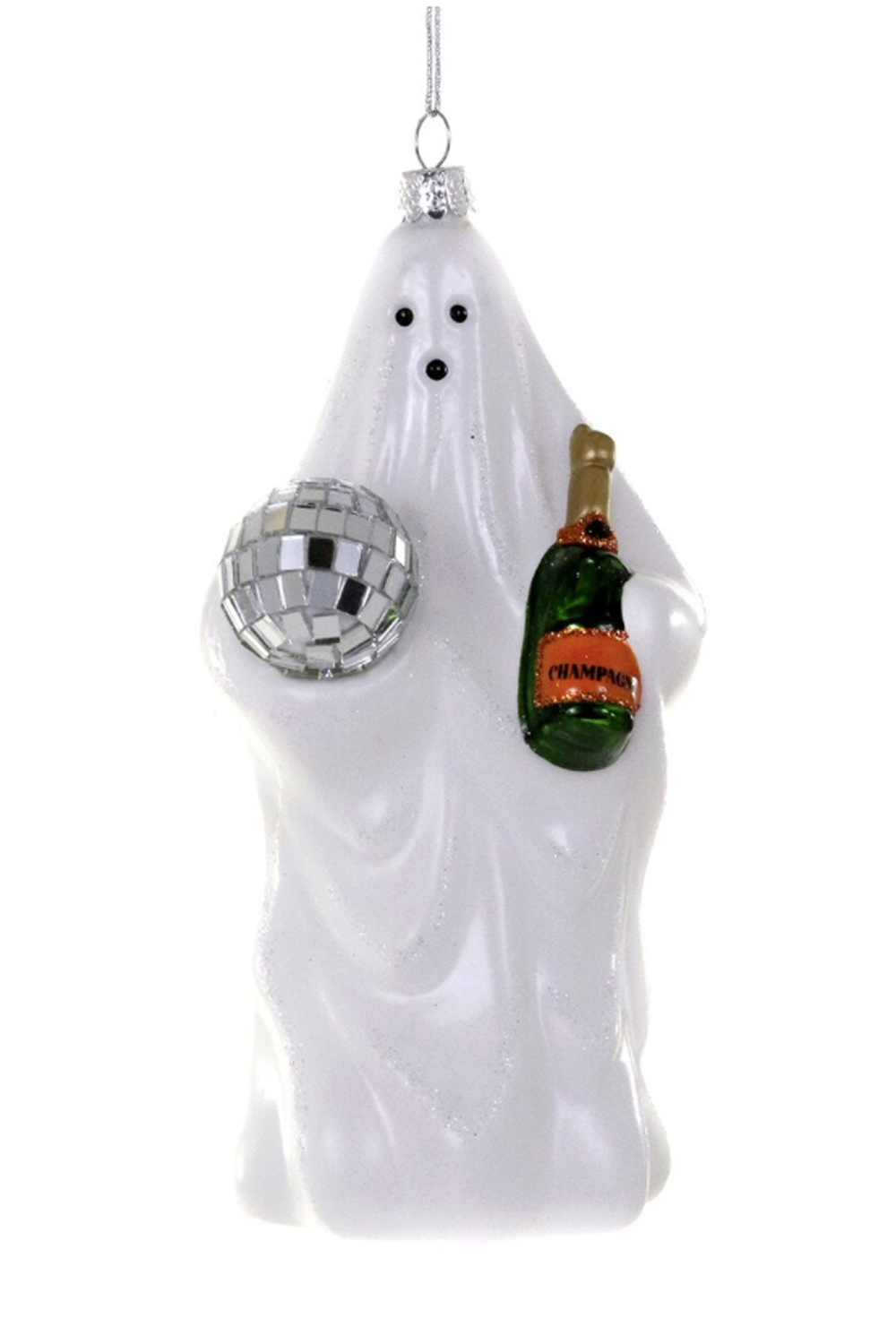 Glass Ornament - Merrymaking Boo Ghost