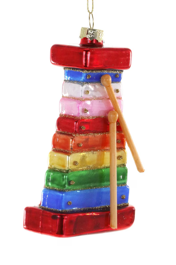 Glass Ornament - Toy Xylophone