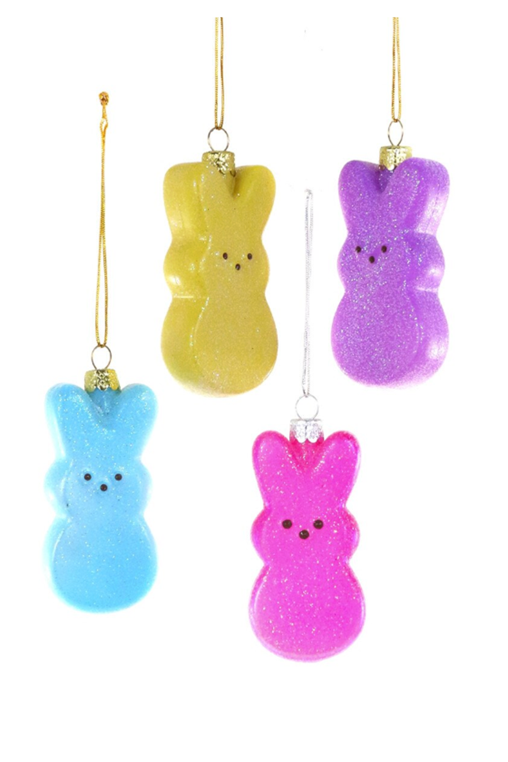 Glass Ornament - Marshmallow Bunny Peep