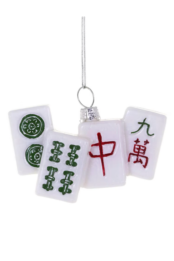 Glass Ornament - Mahjong