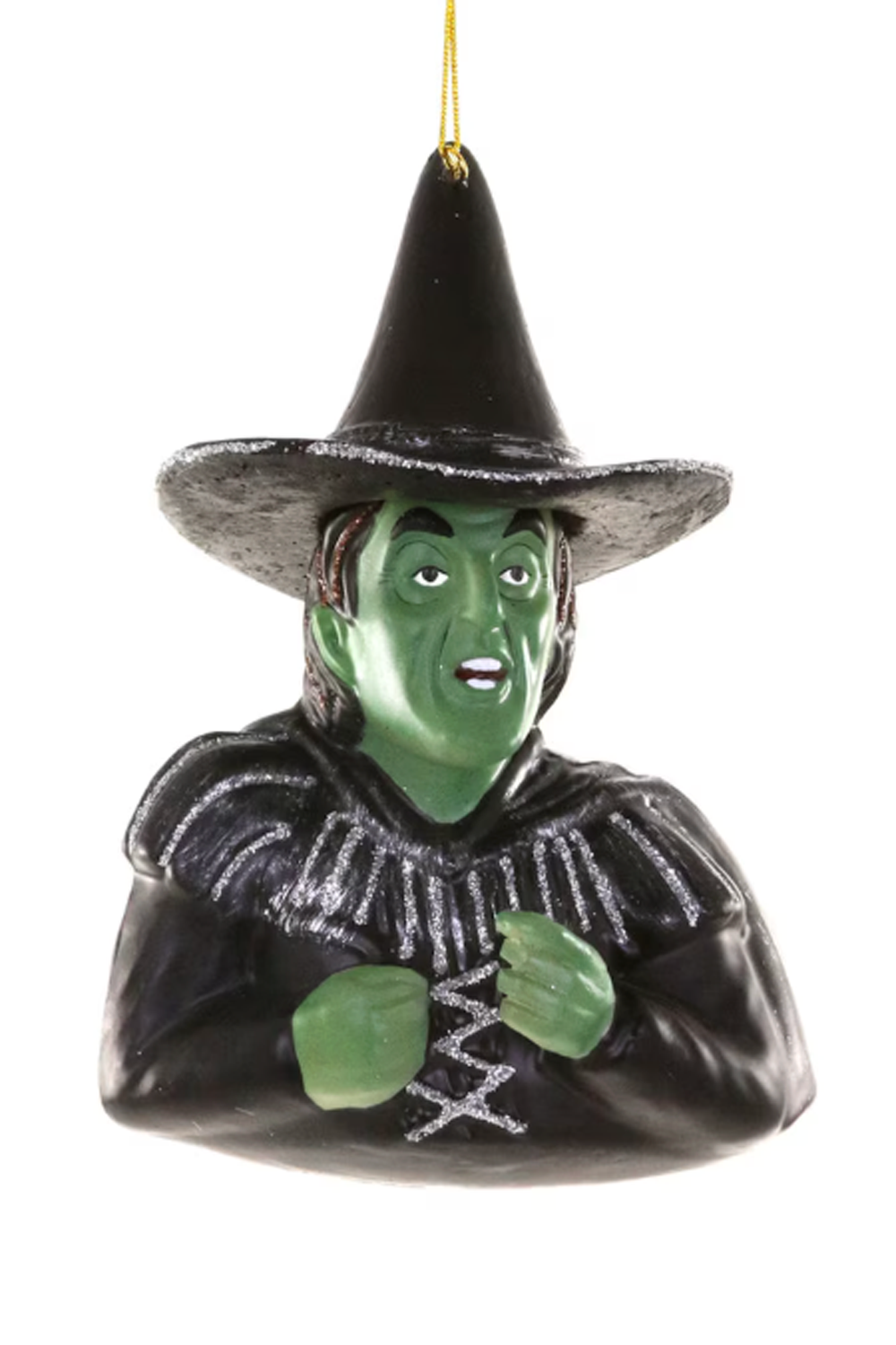 Glass Ornament - Wicked Witch of the West Face