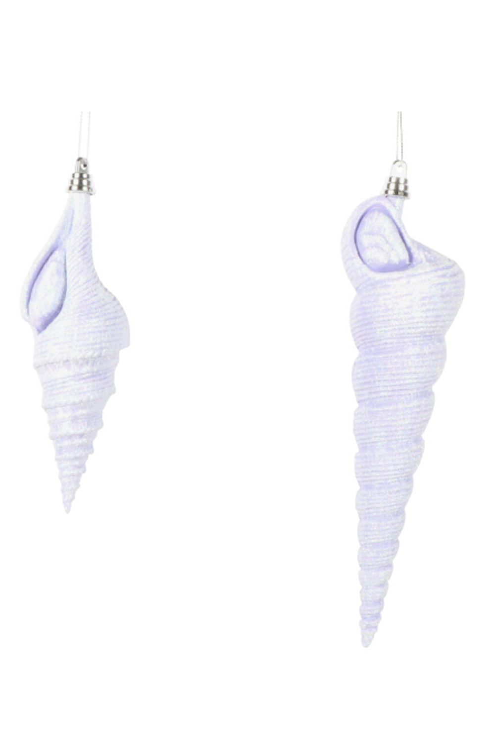 Shatterproof Ornament - Conical Shell Purple