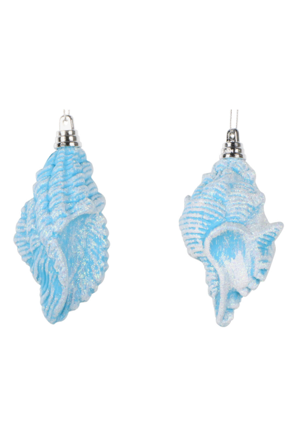Shatterproof Ornament - Conch Shell Turquoise