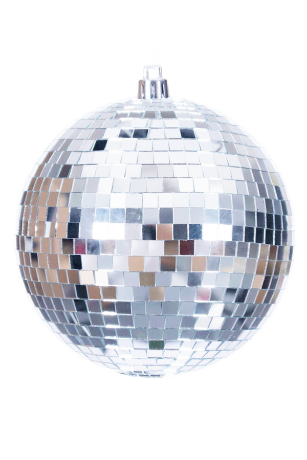 Funky Ornament - Silver Mirror Disco Ball