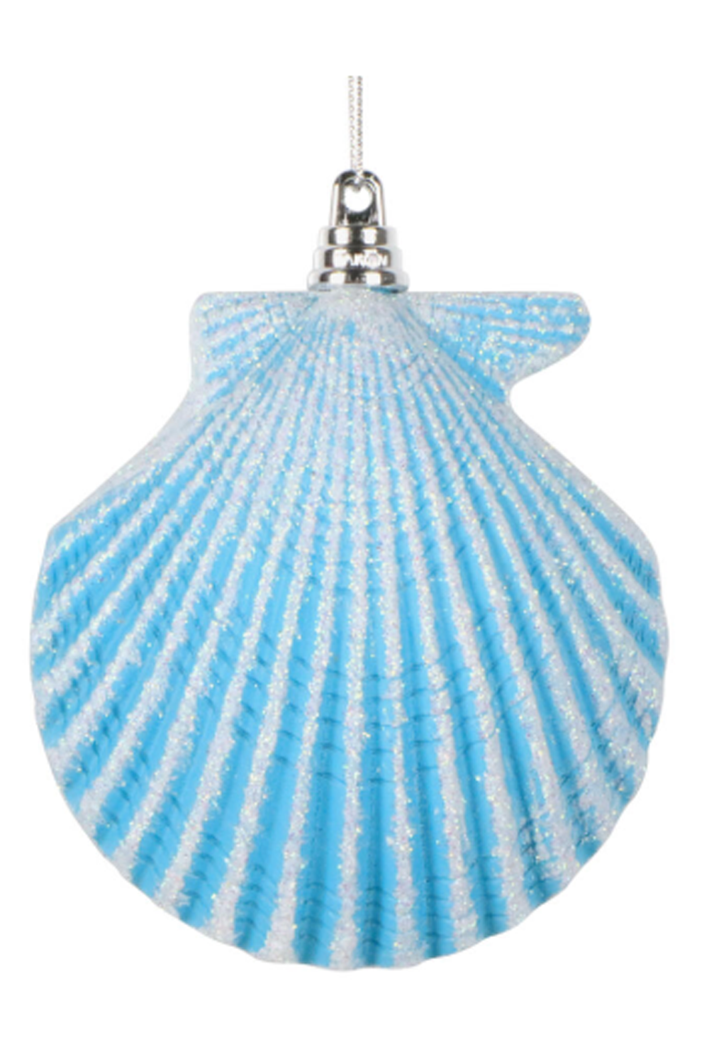 Shatterproof Ornament - Seashell Turquoise
