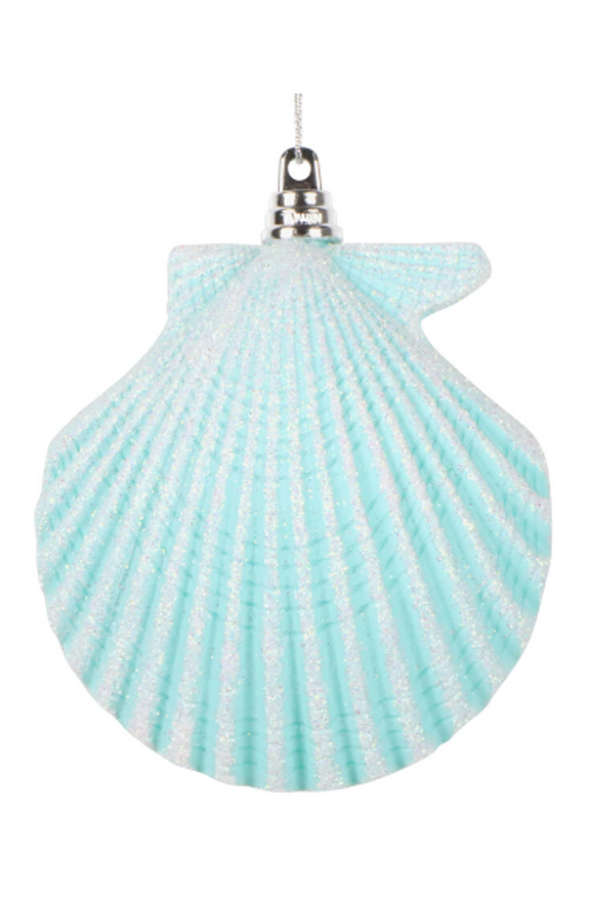 Shatterproof Ornament - Seashell Seafoam