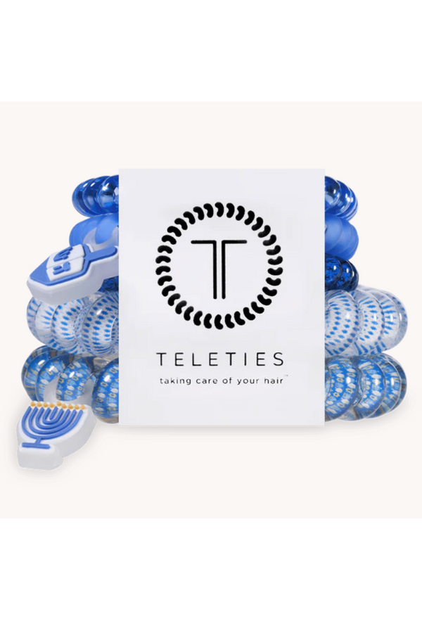 Teleties Hair Ties - Drop It Like a Dreidel