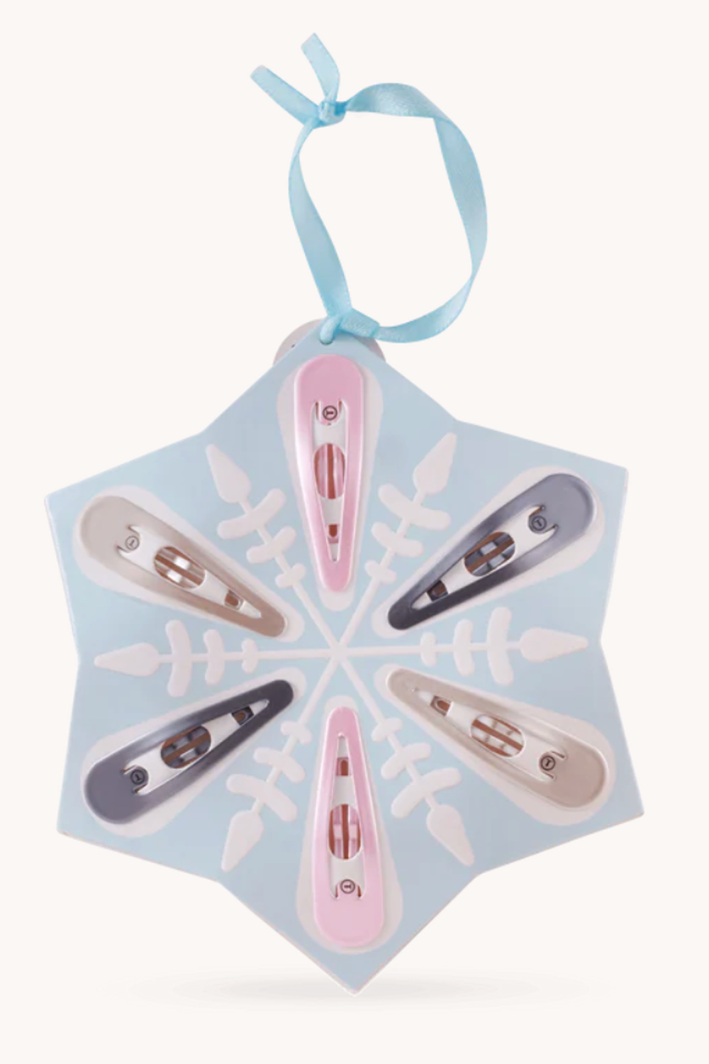Teleties Snap Clip Set of 6 - Snowflake
