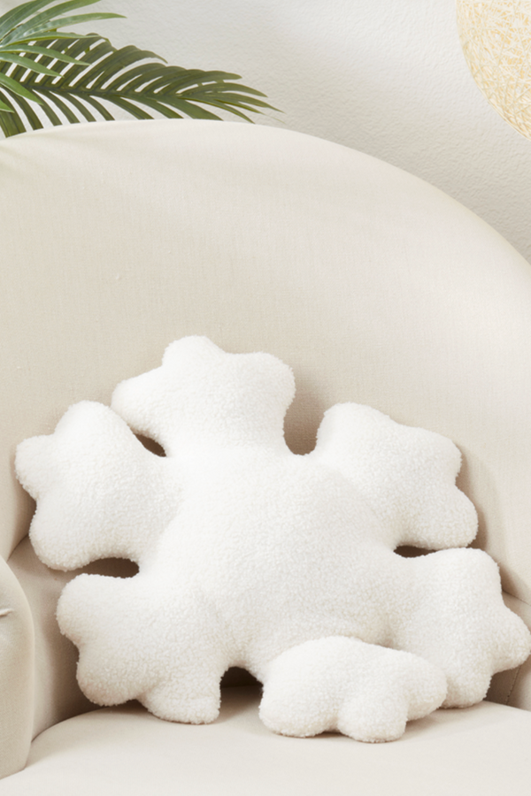 Large Snowflake Pillow