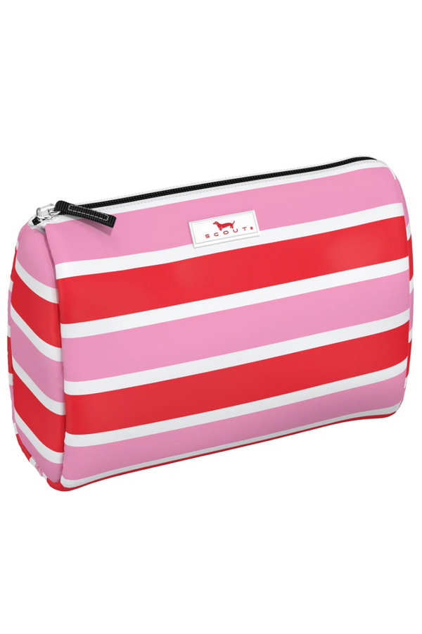 Packin' Heat Cosmetic Bag - "Candy Striper" H25