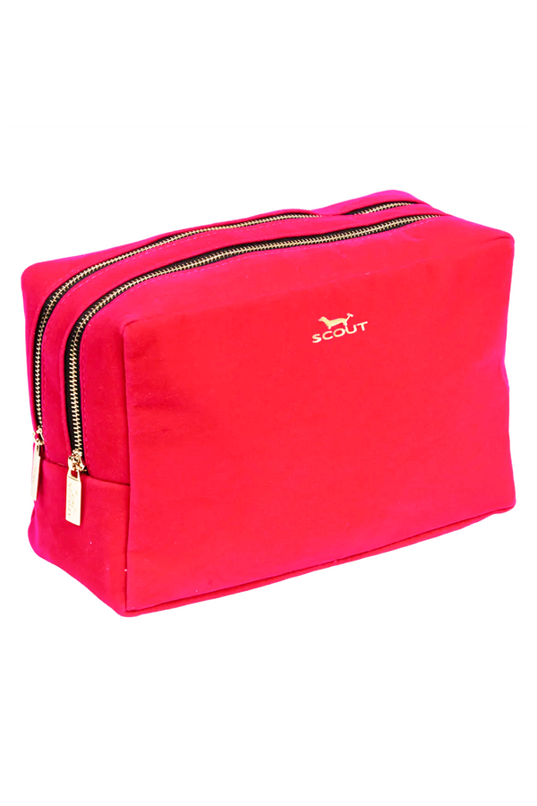 2 Way Toiletry Bag - "Pink Velvet" H25