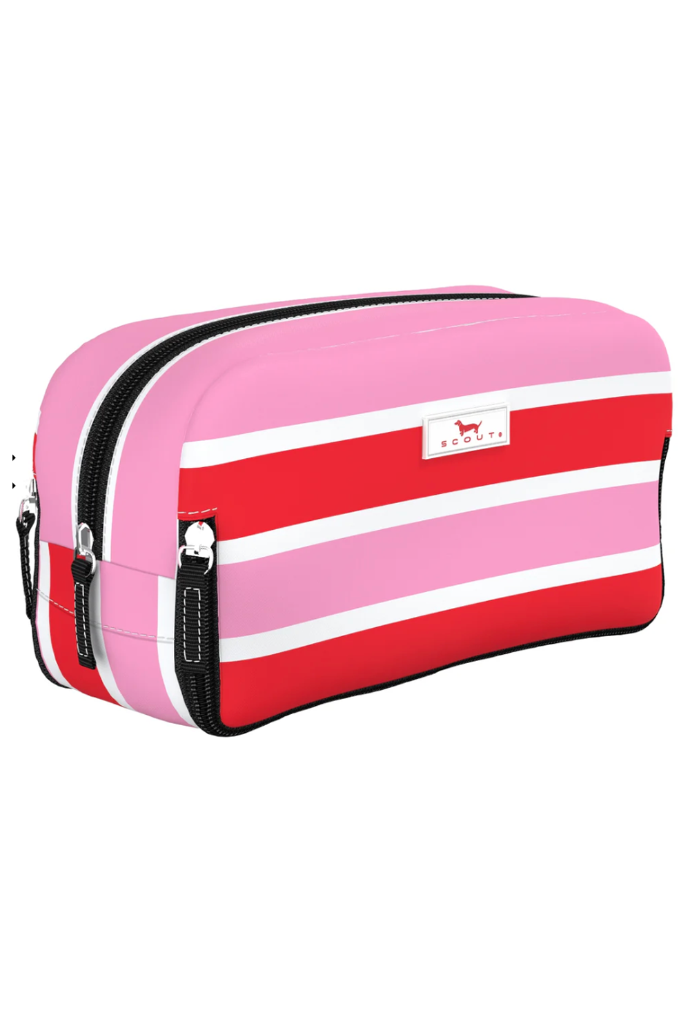 3 Way Cosmetic Bag - "Candy Striper" H25