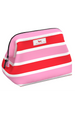 Big Mouth Cosmetic Bag - "Candy Striper" H25