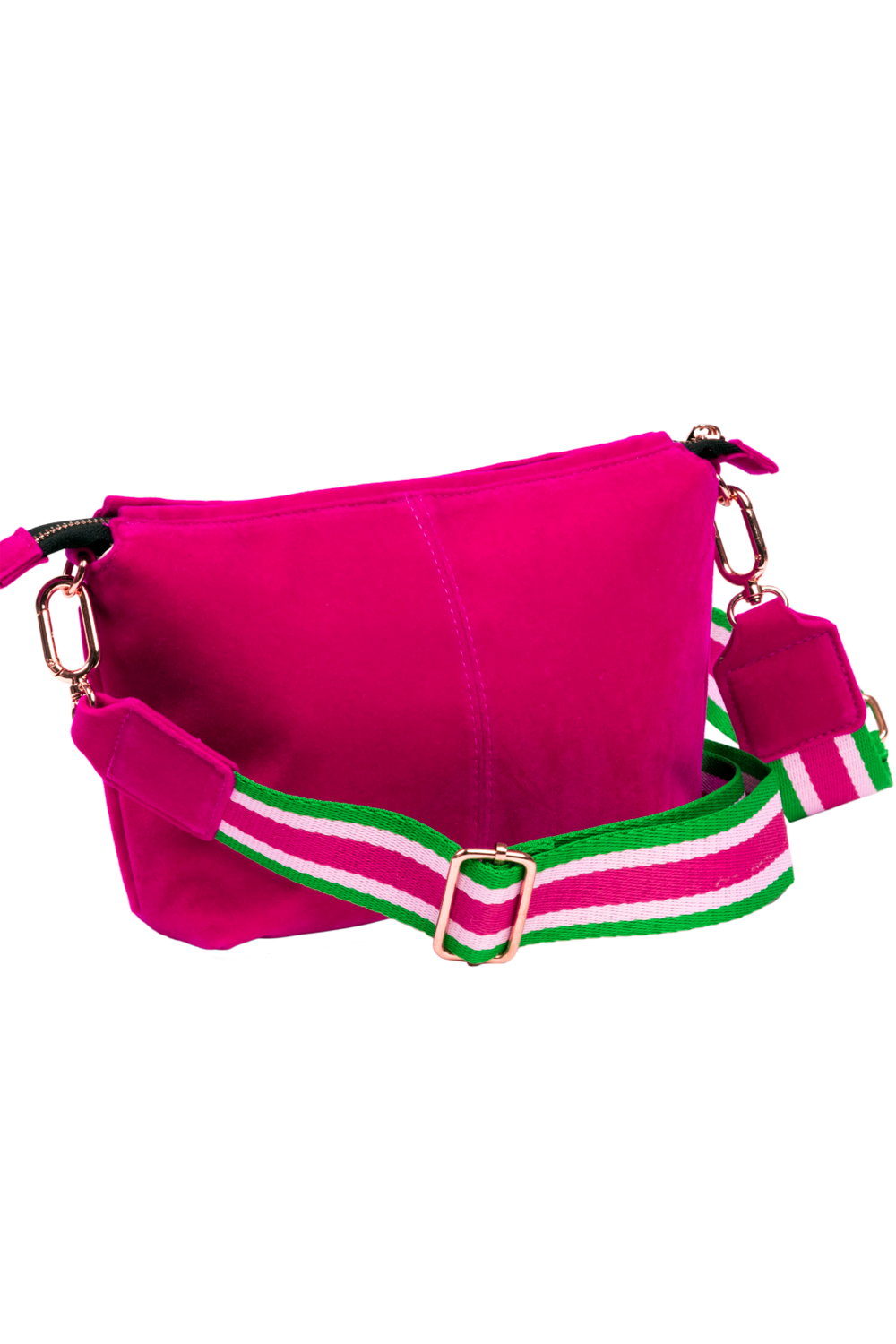 Emily Crossbody Purse - "Pink Velvet" H25