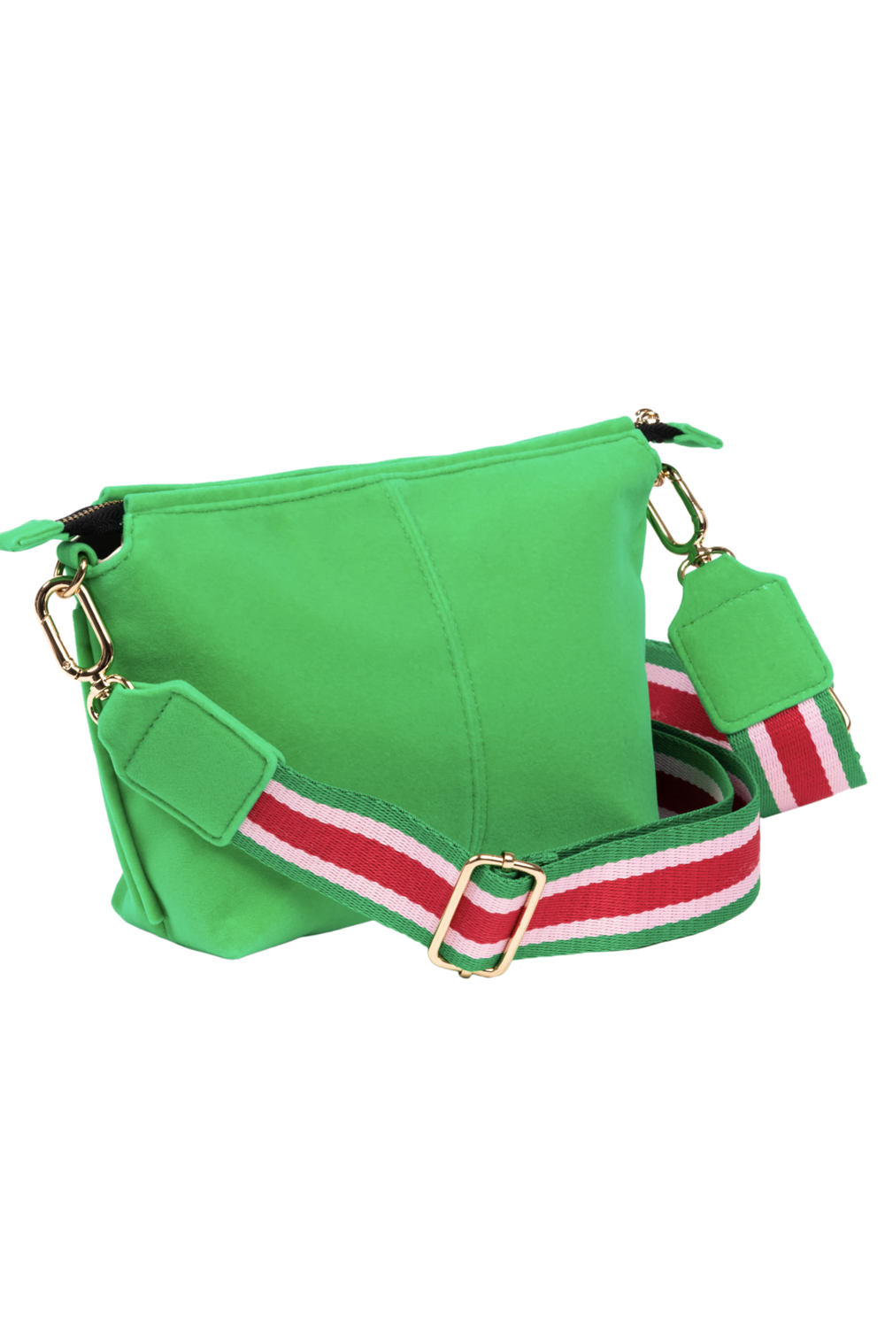 Emily Crossbody Purse - "Green Velvet" H25