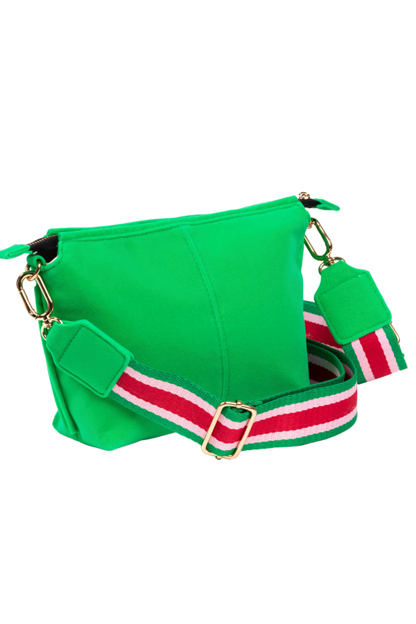 Emily Crossbody Purse - "Green Velvet" H25