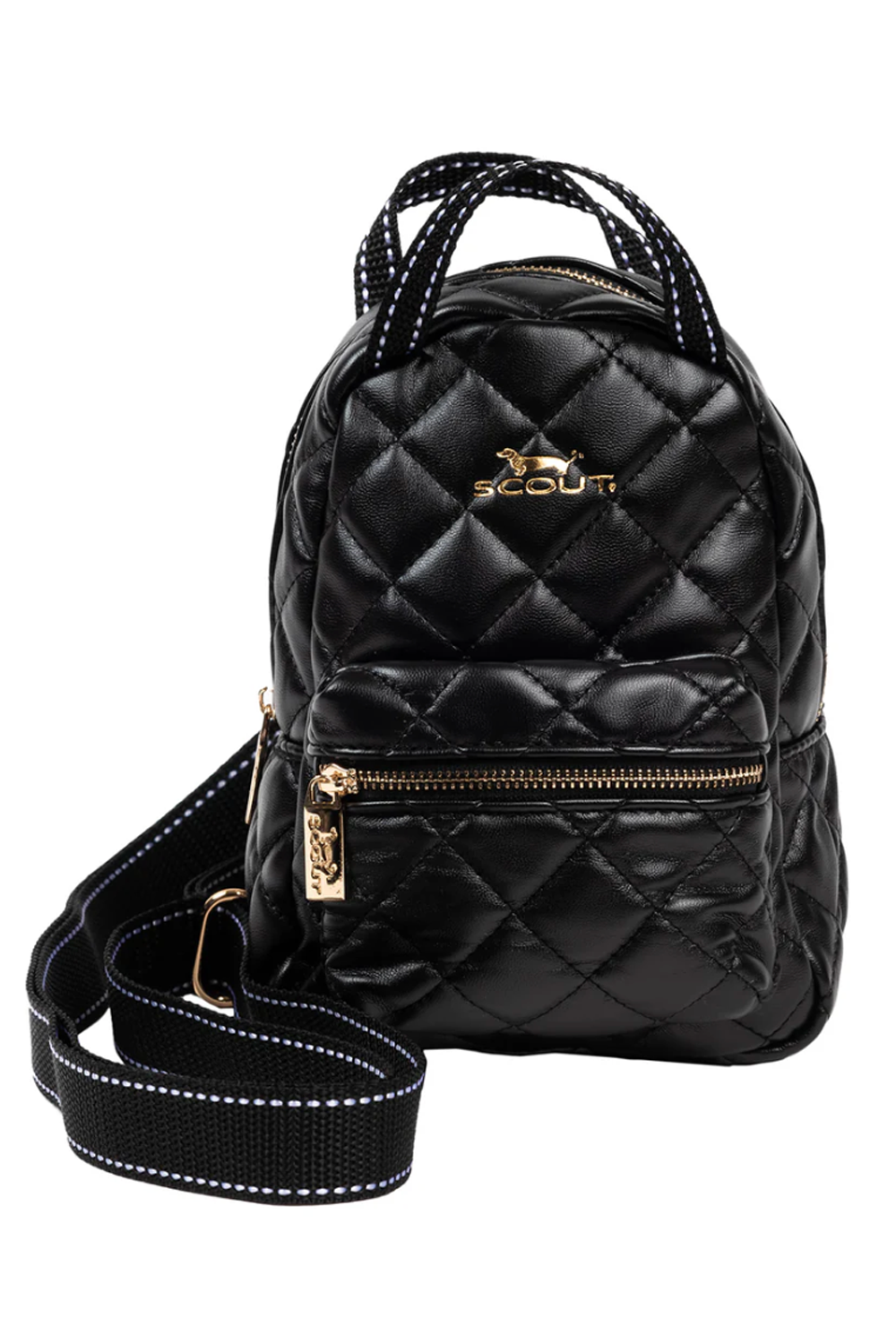 Globetrotter Mini Backpack - "Black Quilted" H25