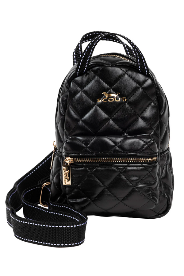 Globetrotter Mini Backpack - "Black Quilted" H25