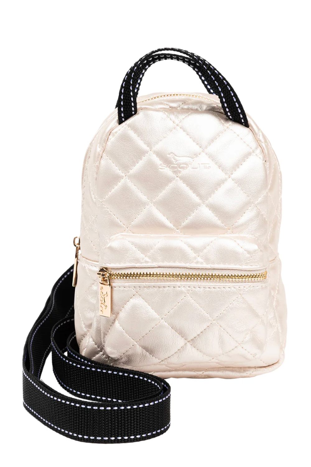 Globetrotter Mini Backpack - "Champagne Quilted" H25