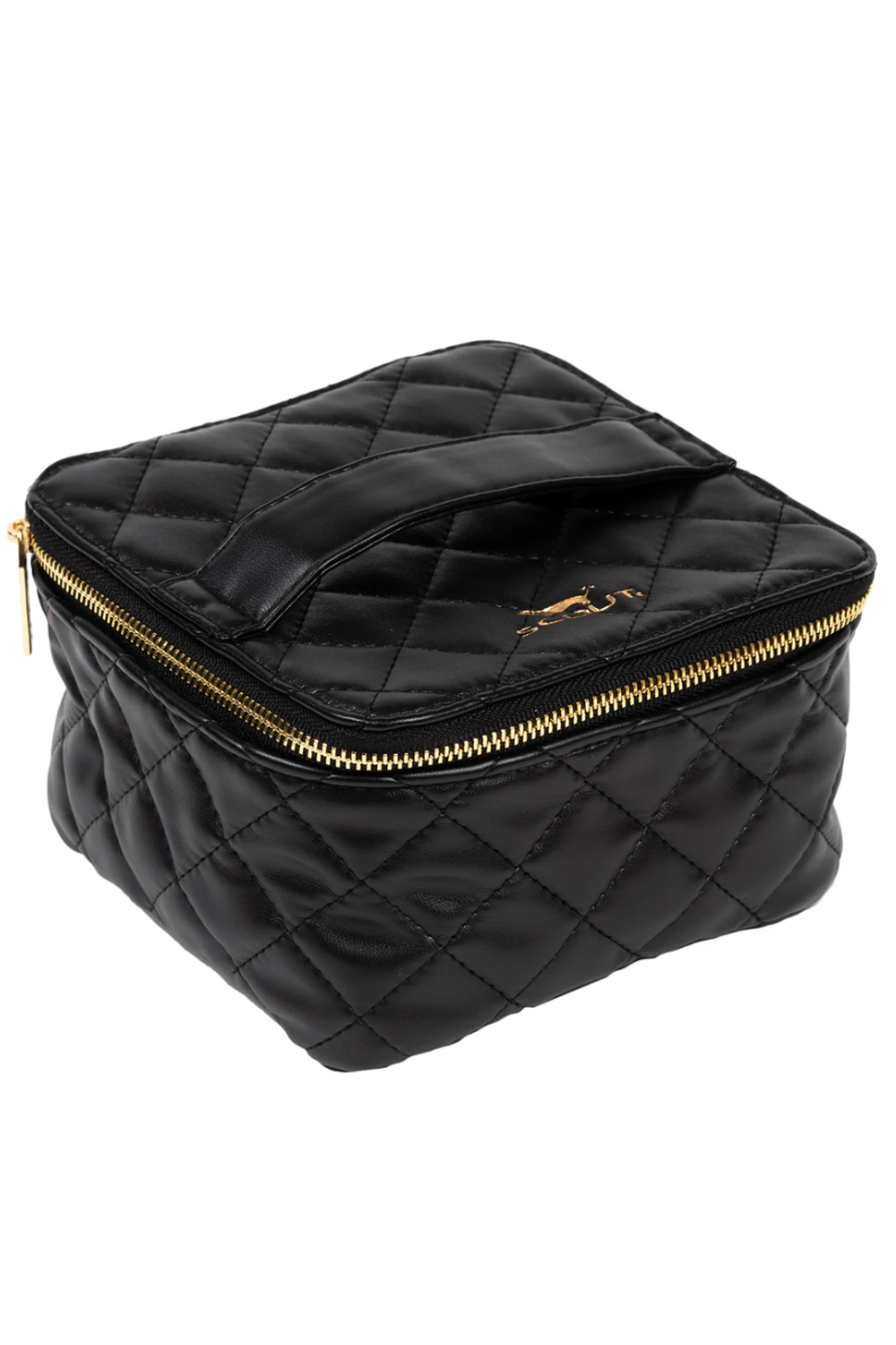 Hidden Gem Travel Jewelry Case - "Black Quilted" H25