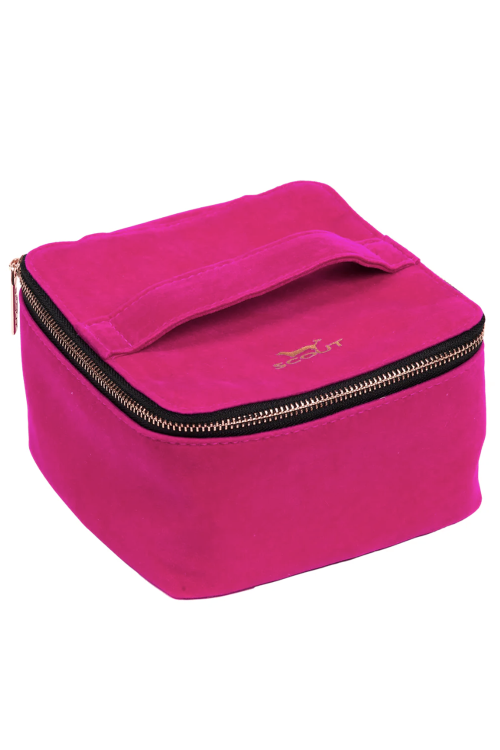 Hidden Gem Travel Jewelry Case - "Pink Velvet" H25
