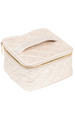 Hidden Gem Travel Jewelry Case - "Champagne Quilted" H25
