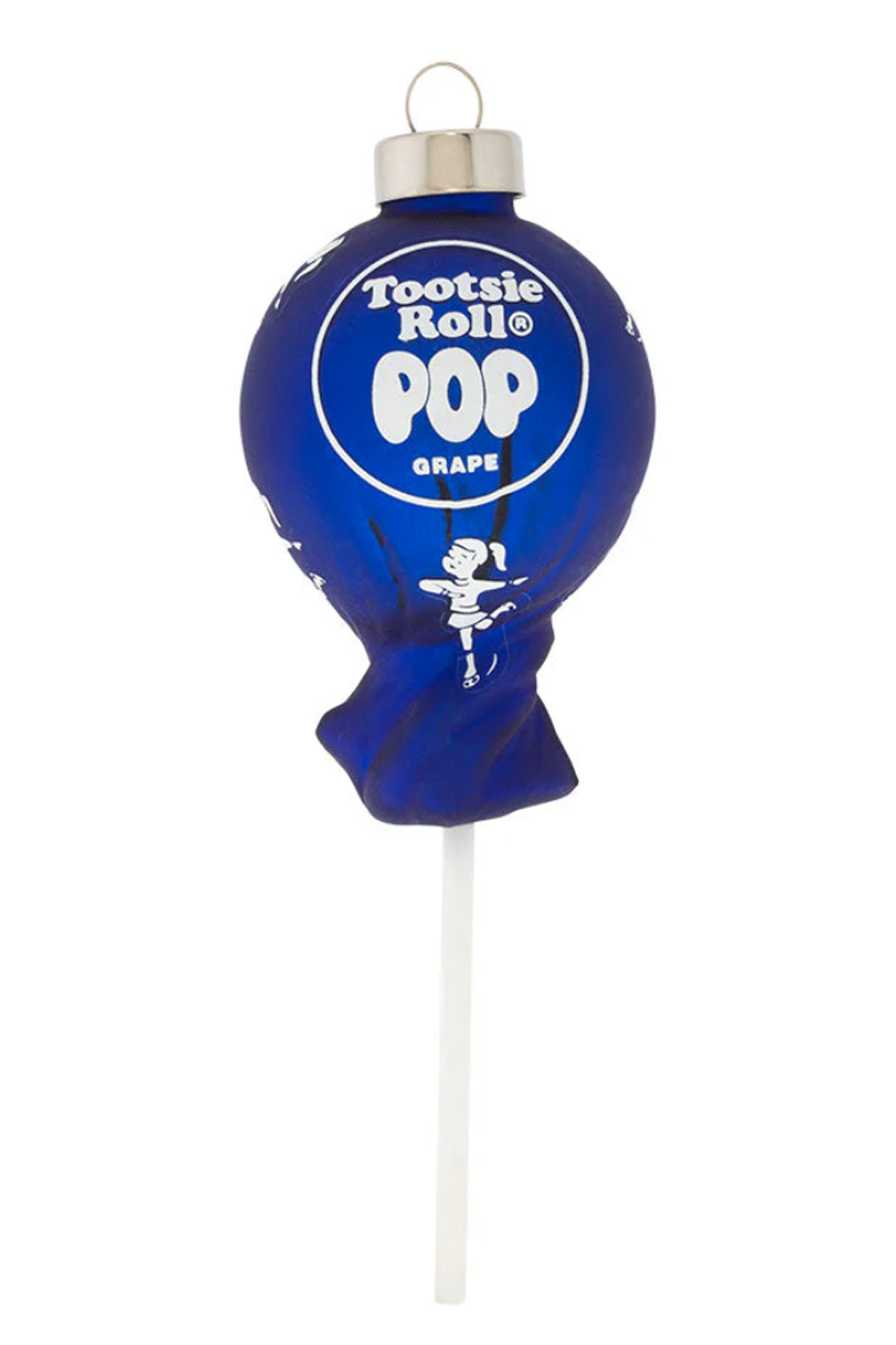 Glass Ornament - Tootsie Roll Pop Grape
