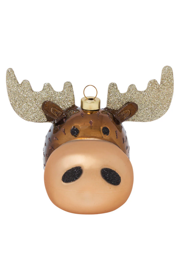 Glass Ornament - Little Moose