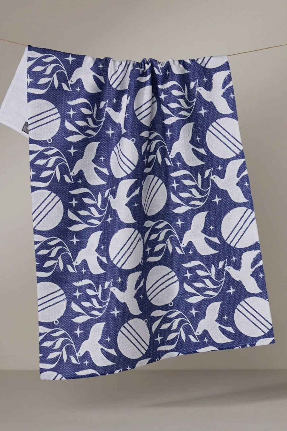 Geometry Kitchen Tea Towel - Noel Night