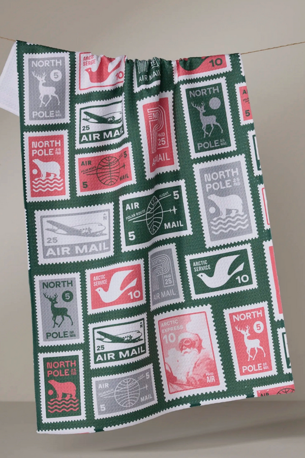 Geometry Kitchen Tea Towel - Polar Post