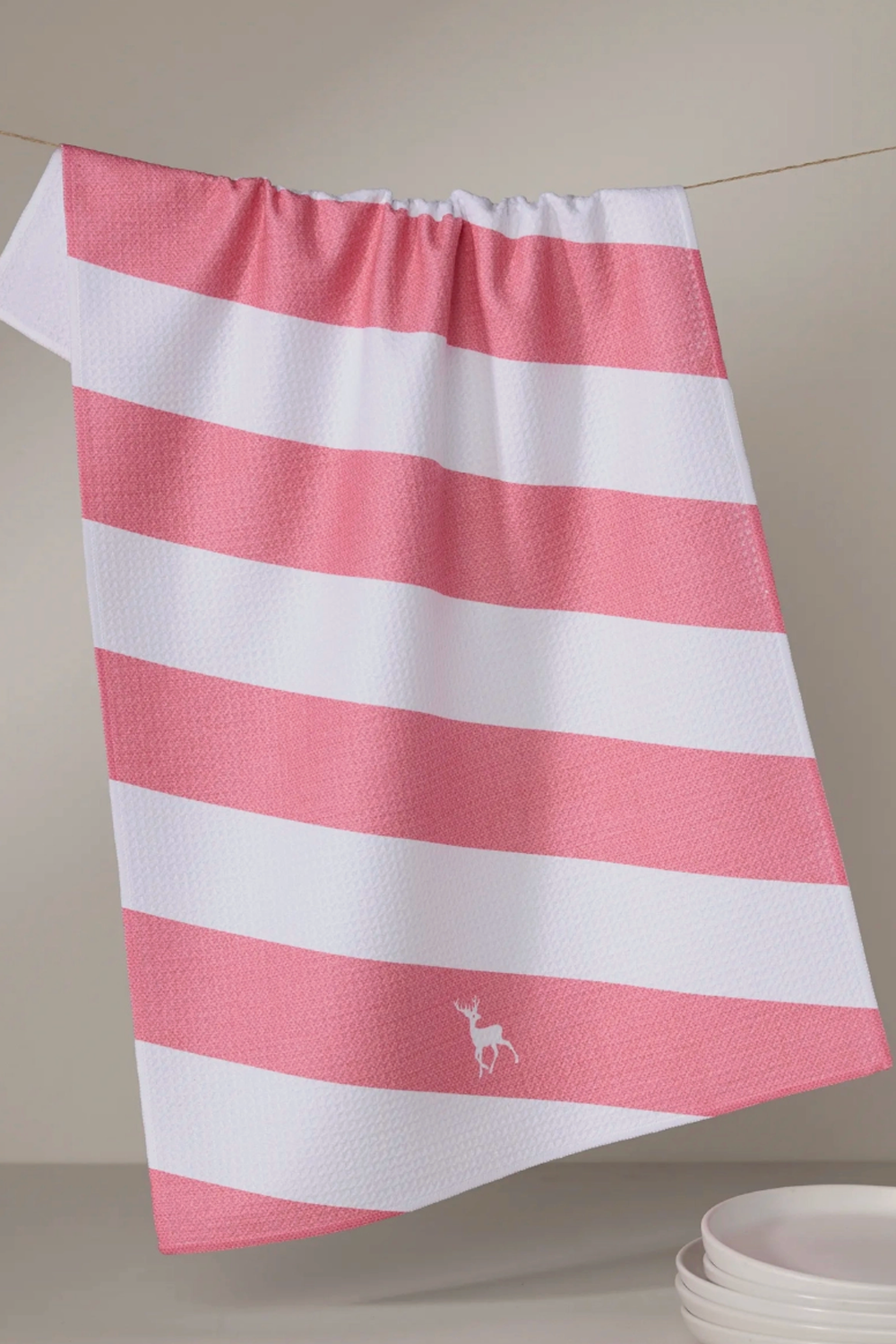 Geometry Kitchen Tea Towel - Reindeer Run