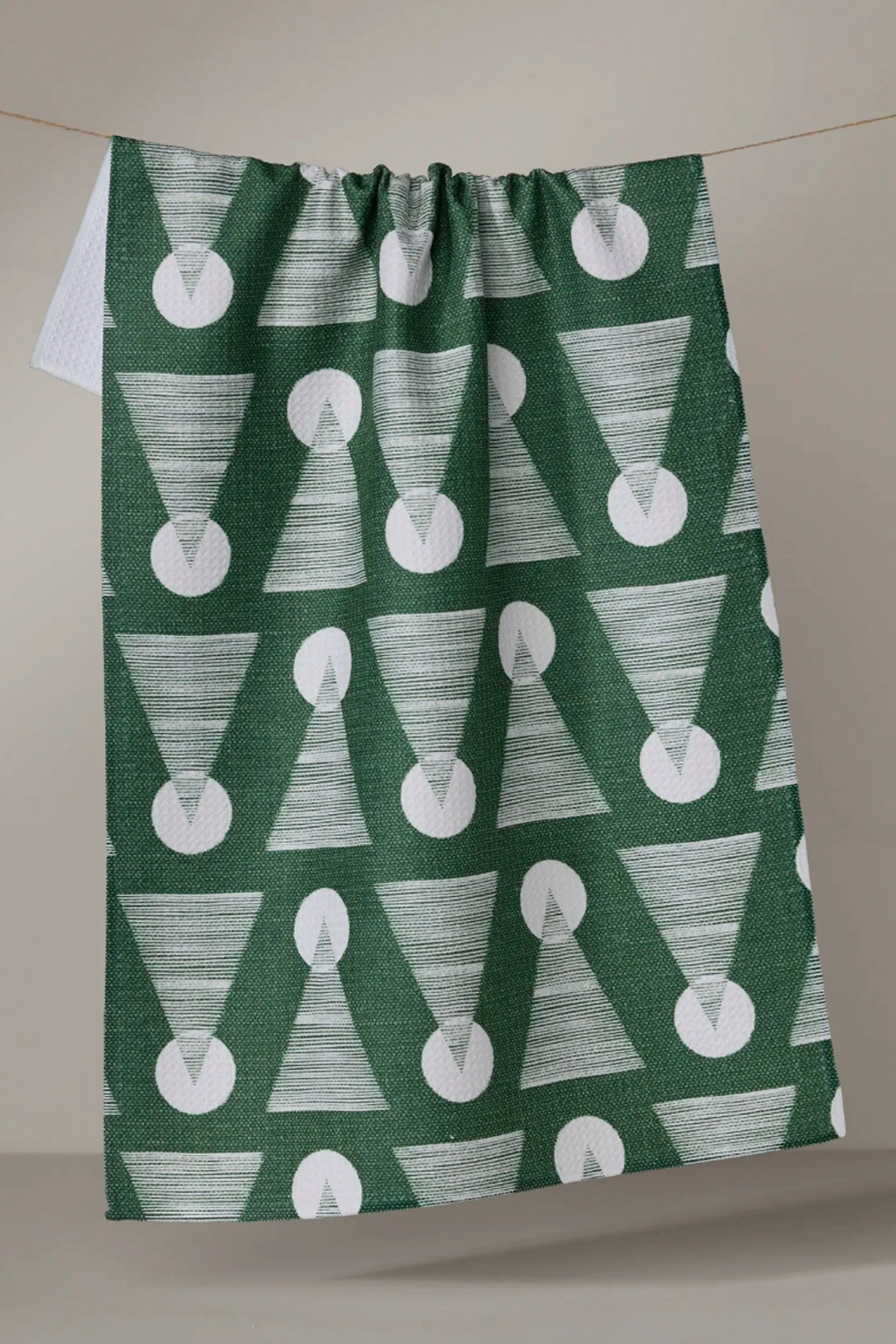 Geometry Kitchen Tea Towel - Soltice Glow