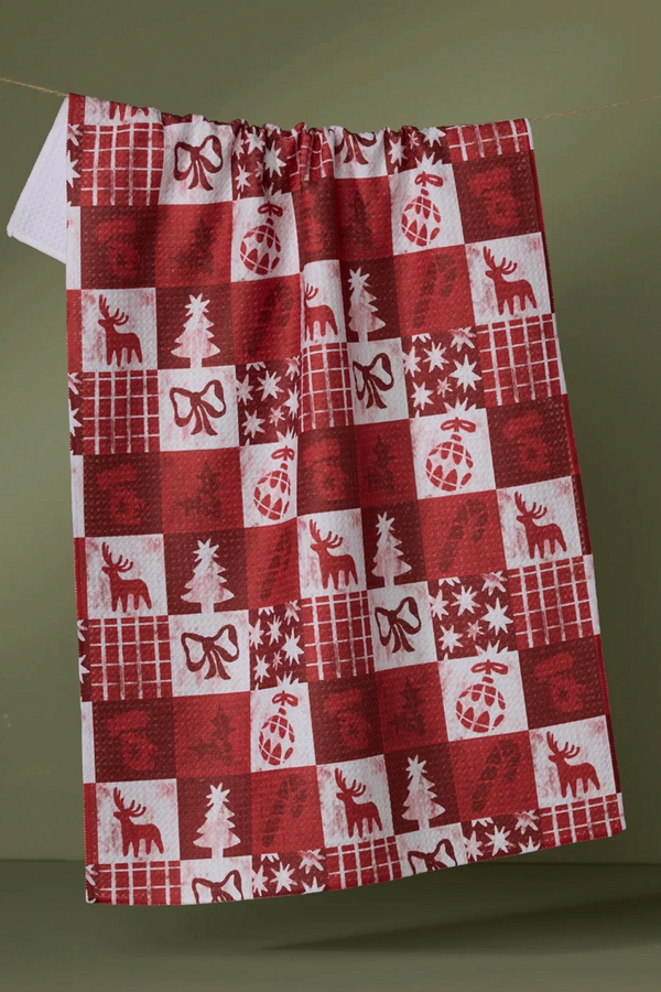 Geometry Kitchen Tea Towel - Sweet Carol