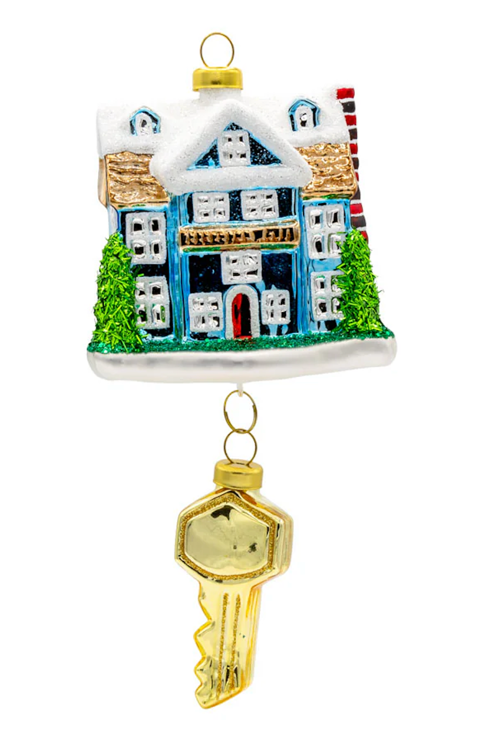 Glass Ornament - Big Our New Home