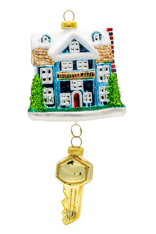 Glass Ornament - Big Our New Home