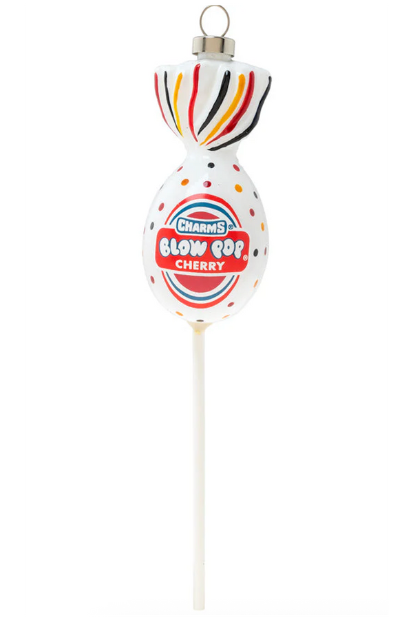 Glass Ornament - Cherry Blow Pop