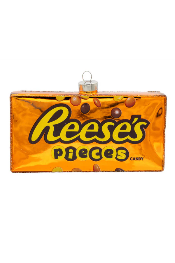 Glass Ornament - Reese's Pieces Candy Box