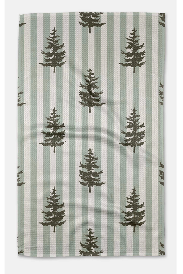 Geometry Kitchen Tea Towel - Fir Real